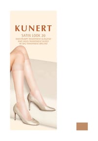 KUNERT - Kniestrümpfe, transparent, für Damen - 1003 TAN