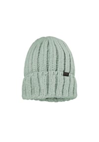 maximo® - KIDS-Mütze mit Umschlag Rippe, einfarbig - digital lavendel