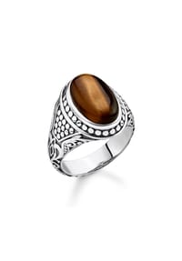 Thomas Sabo Rebel at heart - Ring braun - silberfarben, braun