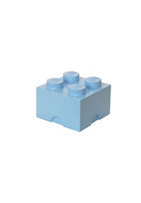 LEGO® - LEGO Aufbewahrungsbox Storage Brick 4 - Light Royal Blue, Kunststoff, 25 x 25 cm - 