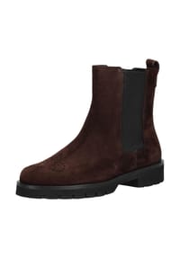 hōgl - Veloursleder/Textil Stiefelette - Braun