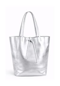 collezione alessandro® - Schultertasche EasyGo aus softem Leder, Made in Italy - gold
