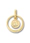 ONE ELEMENT Damen Schmuckset - Set mit Halskette Zirkonia Taufring mit Schutzengel Anhänger aus 333 Gelbgold Bild 1