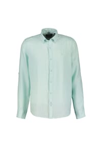 LERROS - Lässiges Herren Leinenhemd, Langarm - LIGHT SEA BLUE