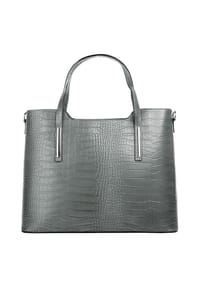 Cluty - Handtasche Echt Leder, Made In Italy - alt-rosa