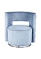 Kayoom Sessel Drehsessel Beverly 125 hellblau - silber – Eiche Bild 13