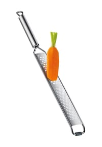 KÜCHENPROFI Zester "Gourmet", fein, grob, Edelstahl - PARMA - SILBER