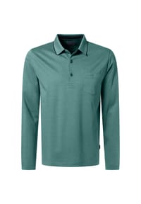 pierre cardin - Langarmshirt mit klassischem Kragen - Bering Sea