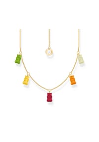 Thomas Sabo THOMAS SABO x HARIBO - Kette mit Goldbären bunt - gelbgoldfarben