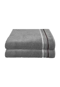 SCHIESSER - Frottier-Duschtücher Skyline Color im 2er-Set (à 70x140cm) - altrosa