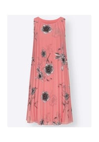 Witt - Plisseekleid - flamingo-grau-bedruckt