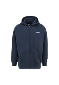 OLDSKULL - Zip Hoodie Peach Dyed Basic Oldskull Logo unverkennbare Oldskull-Optik - Black