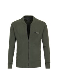CASAMODA - Herren Strickjacke uni - Grün