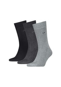 Calvin Klein - Damensocken 3er Pack - 001 BLACK