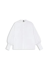 BOSS Orange - Hemdbluse Betta, Baumwolle, für Damen - 100 WHITE