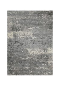 ESPRIT - Kurzflorteppich Brookville - hochwertiger Wollteppich, dezenter Glanz, Hoch-Tief-Effekt, Vintage - grau