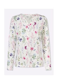 SIEH AN! - Langarm-Shirt - ecru-erika-bedruckt