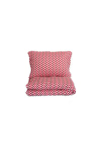 COFI - Bettwäsche 100% Baumwolle Jersey – Ganzjahresbettwäsche - Rot 135 x 200 cm