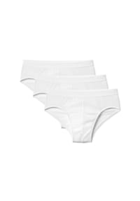 CALIDA - Natural Benefit Slip, 3er-Pack, Softbund, für Herren - 001 WEISS