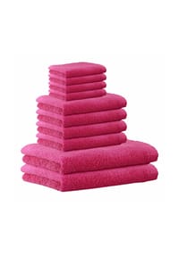 Cawö - Handtuch Set, 10-tlg. - Lifestyle, 2x Duschtuch, 4x Handtuch, 4x Gästetuch - Anthrazit