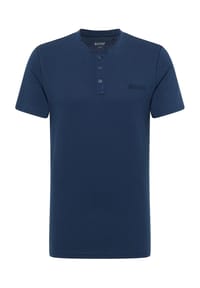 MUSTANG® - T-Sirt "Style Austin", Henley-Ausschnitt, für Herren - 5334 DRESS BLUES