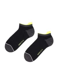 Hudson - Sneakersocken "Sporty Lip", Rippbündchen, für Herren - 0005 BLACK