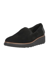 CLARKS® - Shoes Sharon Dolly mit Keilabsatz und Komfort-Fußbett - 1219 Black Sde