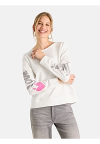 LIEBLINGSSTÜCK - Sweatshirt, Rundhals, für Damen - 110 OFF WHITE