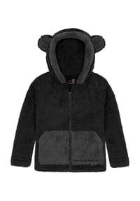 normani® - Kinder Teddy Jacke Barvas - Braun