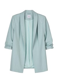 sheego - Blazer - kalkmint-ecru-gestreift