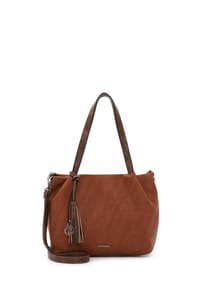 Emily & Noah ELKE - Shopper, Reißverschluss, Web-Optik, für Damen - 400 BEIGE