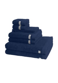 ROSS® 2 X Wasch- 2 X Gäste- 2 X Dusch- 2 X Handtuch im Set Sinfonie - Sinfonie - Denim