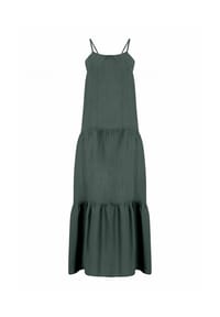freshlions - Sommerkleid Jeanna im einfarbigen Design - brown