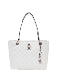 GUESS BESSEY - Shopper, Kunstleder, Reißverschluss, für Damen - BLA