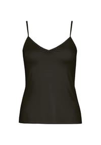 HANRO - Spaghettitop Satin Deluxe - black