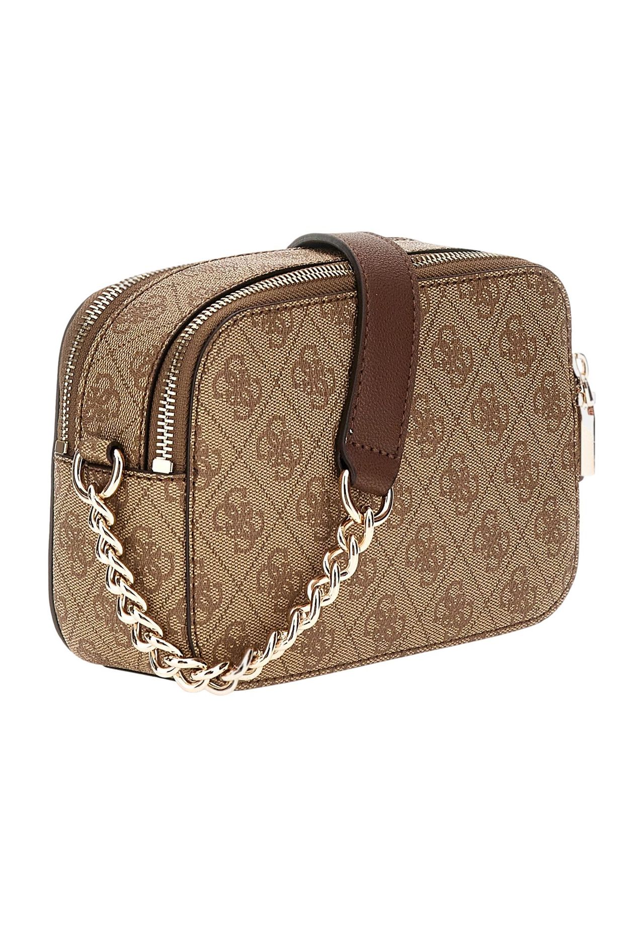 GUESS NOREEN Umhängetasche, Logo-Muster, Reißverschluss, für Damen  