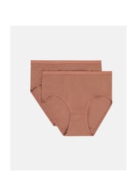 SYLVIA SPEIDEL. - Maxislip Soraya, 2er-Pack, für Damen - 5869 PRALINE