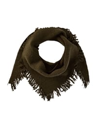 MANGUUN - Dreieckstuch, Fransen, für Damen - BEIGE