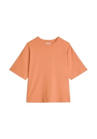 Marc O'Polo - Damen T-Shirt, kurzarm - Rundhals, Loose Fit, Baumwolle-Modal-Mix - Dunkelblau