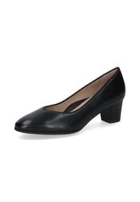 Caprice - Pumps, Leder, Blockabsatz, für Damen - 022 BLACK NAPPA