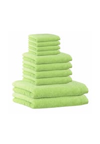 Cawö - Handtuch Set, 10-tlg. - Lifestyle, 2x Duschtuch, 4x Handtuch, 4x Gästetuch - Anthrazit