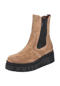 NeroGiardini - Veloursleder/Textil Stiefelette - Mittelbraun
