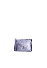 JOHN RICHMOND - Clutch - Black and  Off Silver
