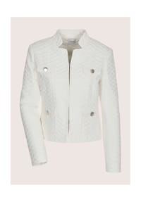 MADELEINE - Jerseyblazer mit Steppstruktur - wollweiß