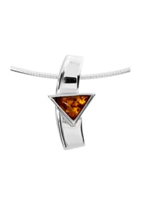 OSTSEE-SCHMUCK® - Halsreif mit Anhänger , Gleiter-Ingiara , Silber 925/000 - silber