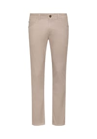 PADDOCK'S® - Slim-Fit 5-Pocket Stoffhose PIPE - beige