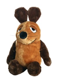 Schmidt - Kuscheltier "Die Maus" - BRAUN/ORANGE