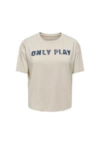 ONLY PLAY - T-Shirt FONT Kurzarmshirt - beige