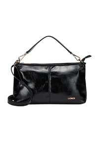 L.CREDI PRAG - Crossbag, Lack-Design, für Damen - SCHWARZ