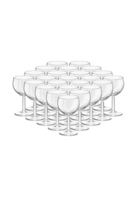VAN WELL - Weingläser geeicht Ballon Profi 0,1 l 24er Set transparent - transparent